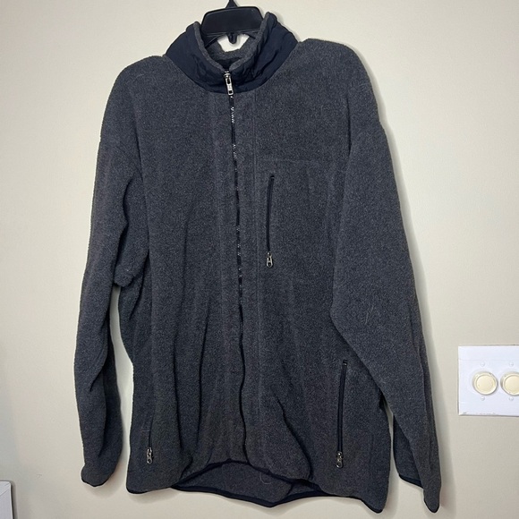 Patagonia Other - Patagonia Vintage 90s Synchilla Gray Full Zip Men’s Fleece XXL